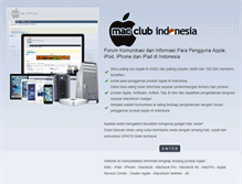 Tablet Screenshot of macclubindonesia.com